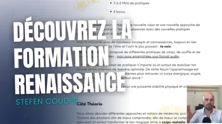 Découvrez ma formation Renaissance !